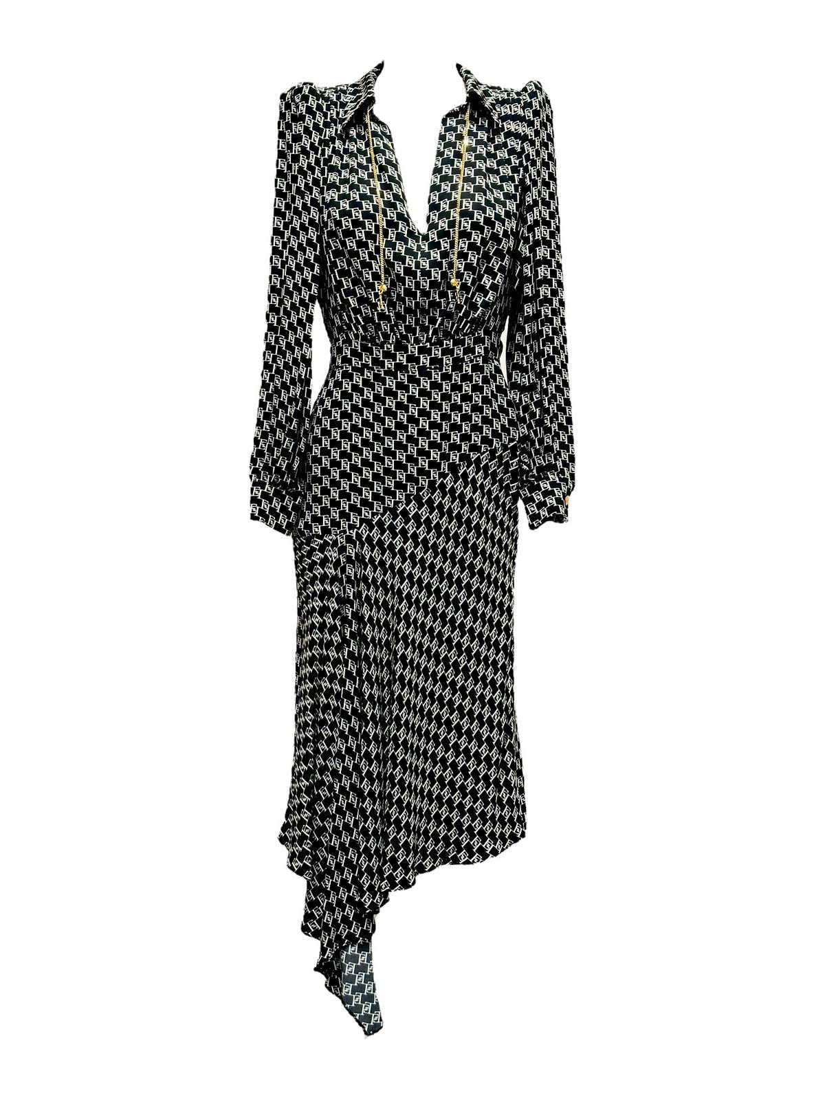 ELISABETTA FRANCHI Abito Donna ABS5341E2 685 Nero - Stilato