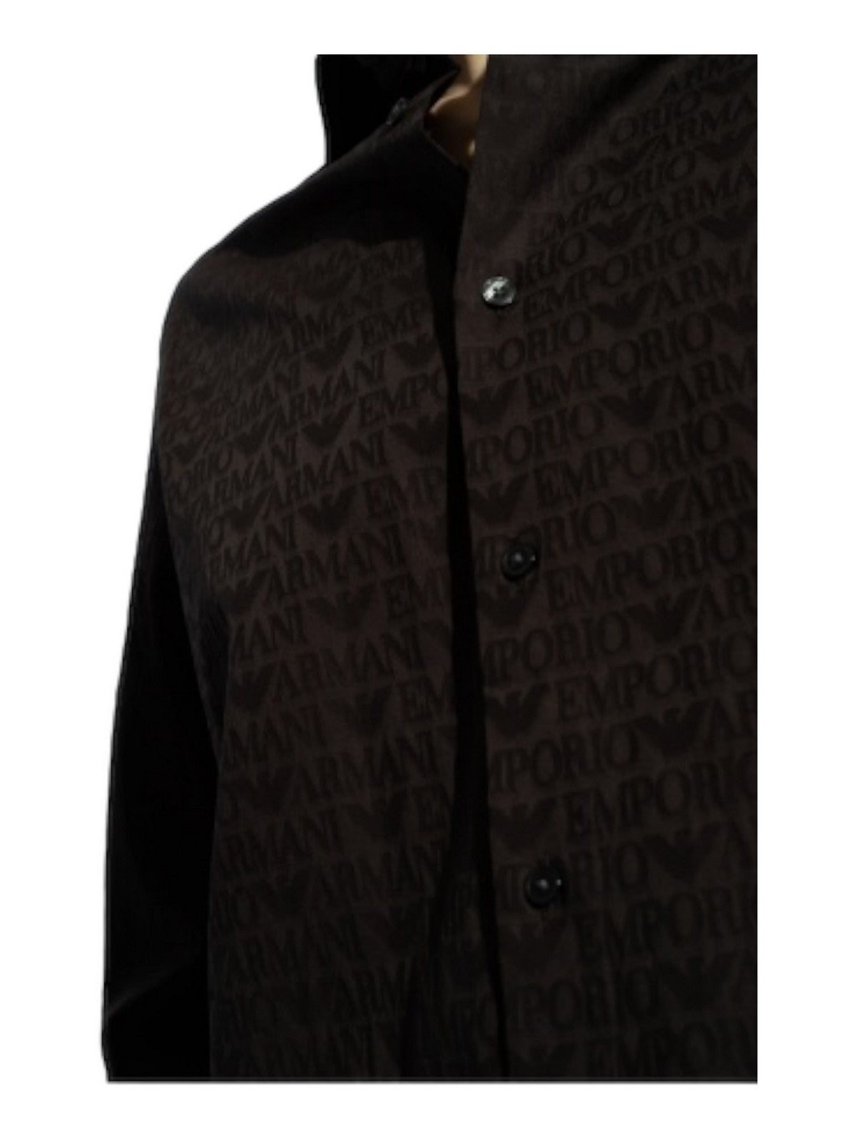EMPORIO ARMANI Camicia Uomo 3D1C86 1NIUZ F056 Nero - Stilato