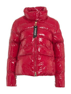 PINKO Piumino Donna Mirco Caban Crystal Nylon Con 101598-A11K RA1 Rosso - Stilato