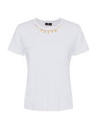 ELISABETTA FRANCHI T-Shirt e Polo Donna MA01141E2 270 Bianco - Stilato