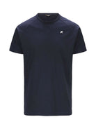K-WAY T-Shirt e Polo Uomo EDWING JS PEACH K2125KW K89 Blu - Stilato