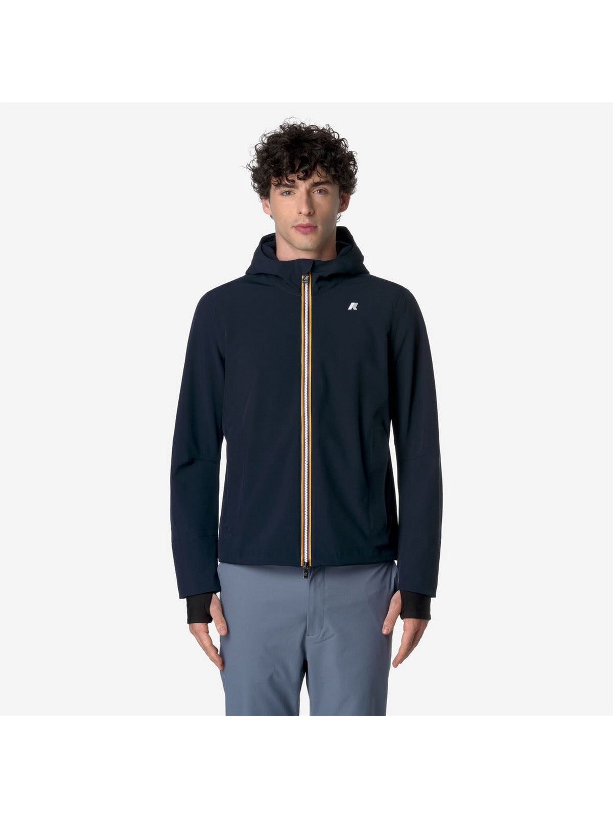 K-WAY Giubbino Uomo Jacko bonded K6131BW A2B Blu - Stilato