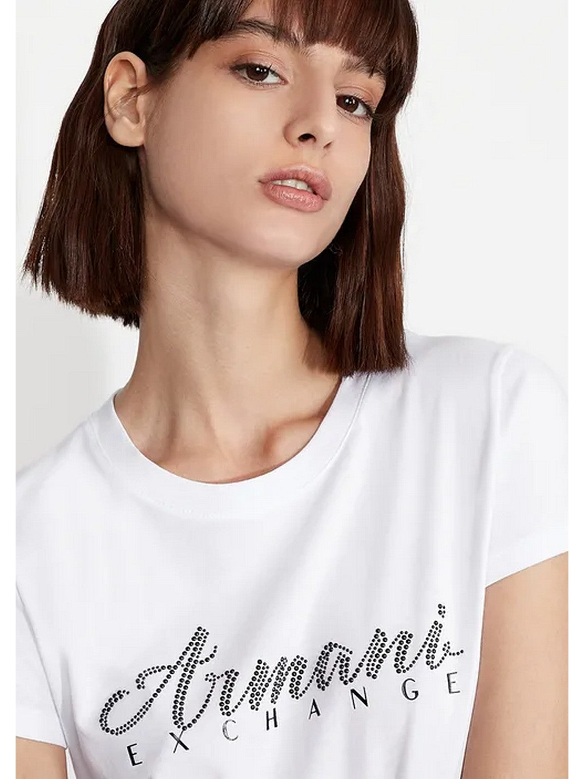 ARMANI EXCHANGE T-Shirt e Polo Donna 8NYT91 YJG3Z 1000 Bianco - Stilato