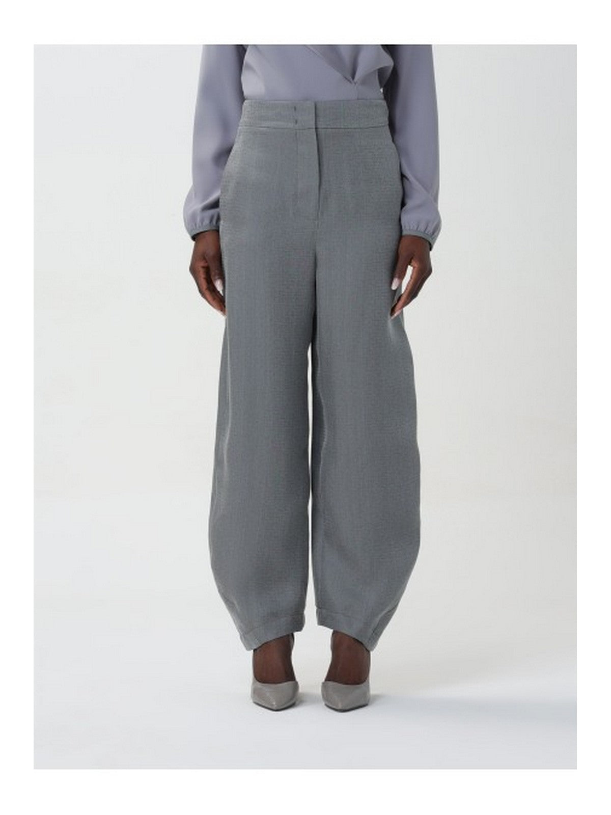EMPORIO ARMANI Pantalone Donna E3NP28 F2114 016 Grigio - Stilato
