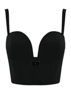 ELISABETTA FRANCHI Top Donna TO00941E2 110 Nero - Stilato