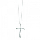 Bliss Collana Donna Collana Croce oro bianco e diamanti - 20101343 - Stilato
