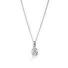 Ciondolo Bimba leBebè I Pavé Mini Oro Bianco e Diamanti - LBB154 - Stilato