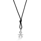 Ciondolo Donna leBebè I Pavé Micro Bimbo Oro Bianco e Diamanti - LBB542/M - Stilato
