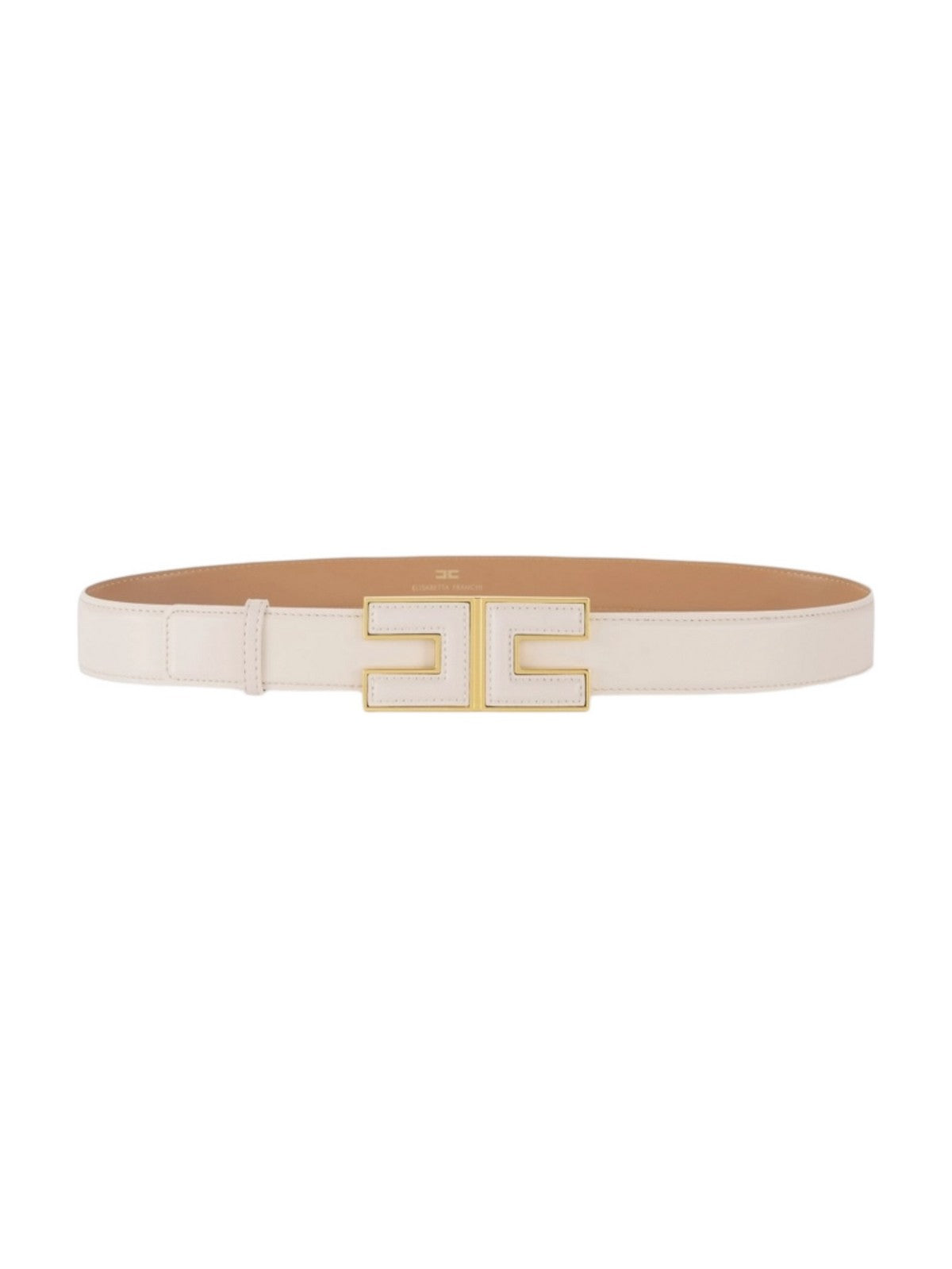 Elisabetta Franchi Cintura Logo Bianca Donna CT45S47E2 193 - Stilato