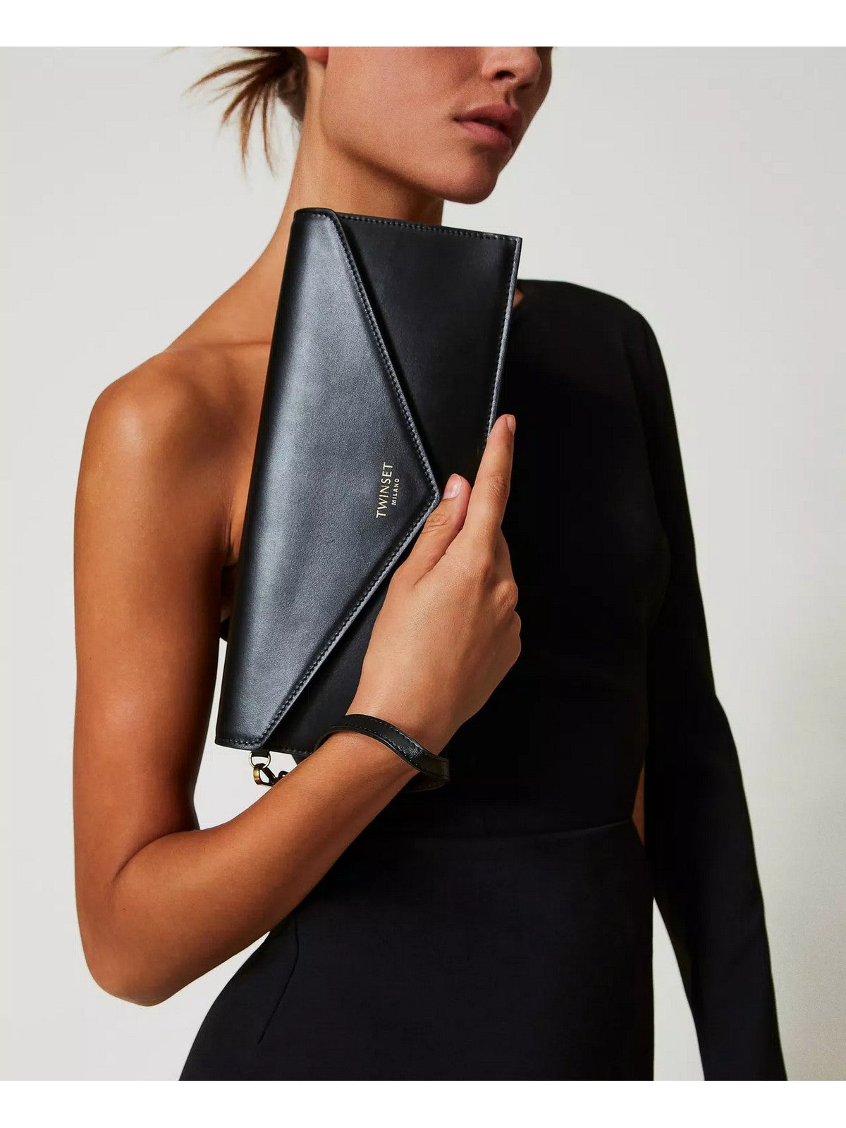 TWINSET Borsa Donna DREAMY LEATHER 242TB7195 00006 Nero - Stilato