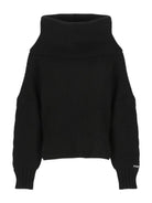 PINKO Maglione Donna Sphynx Maglia Costa Misto Moha 104493-A282 Z99 Nero - Stilato