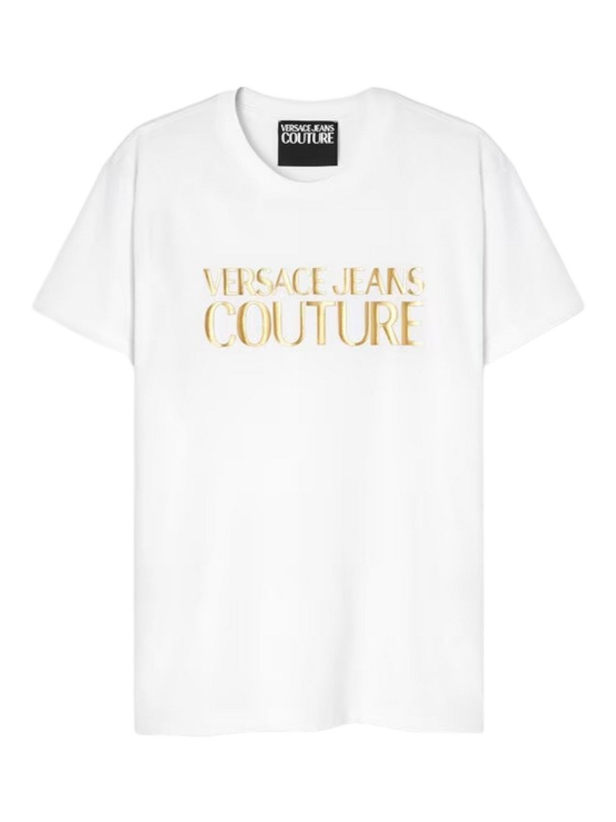 VERSACE JEANS COUTURE T-Shirt e Polo Uomo 75GAHT01 CJ00T G03 Bianco - Stilato