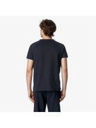 K-WAY T-Shirt e Polo Uomo EDWING JS PEACH K2125KW K89 Blu - Stilato