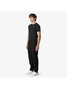 K-WAY Pantalone Uomo MICKYEL HEAVY FLEECE K2126LW USY Nero - Stilato