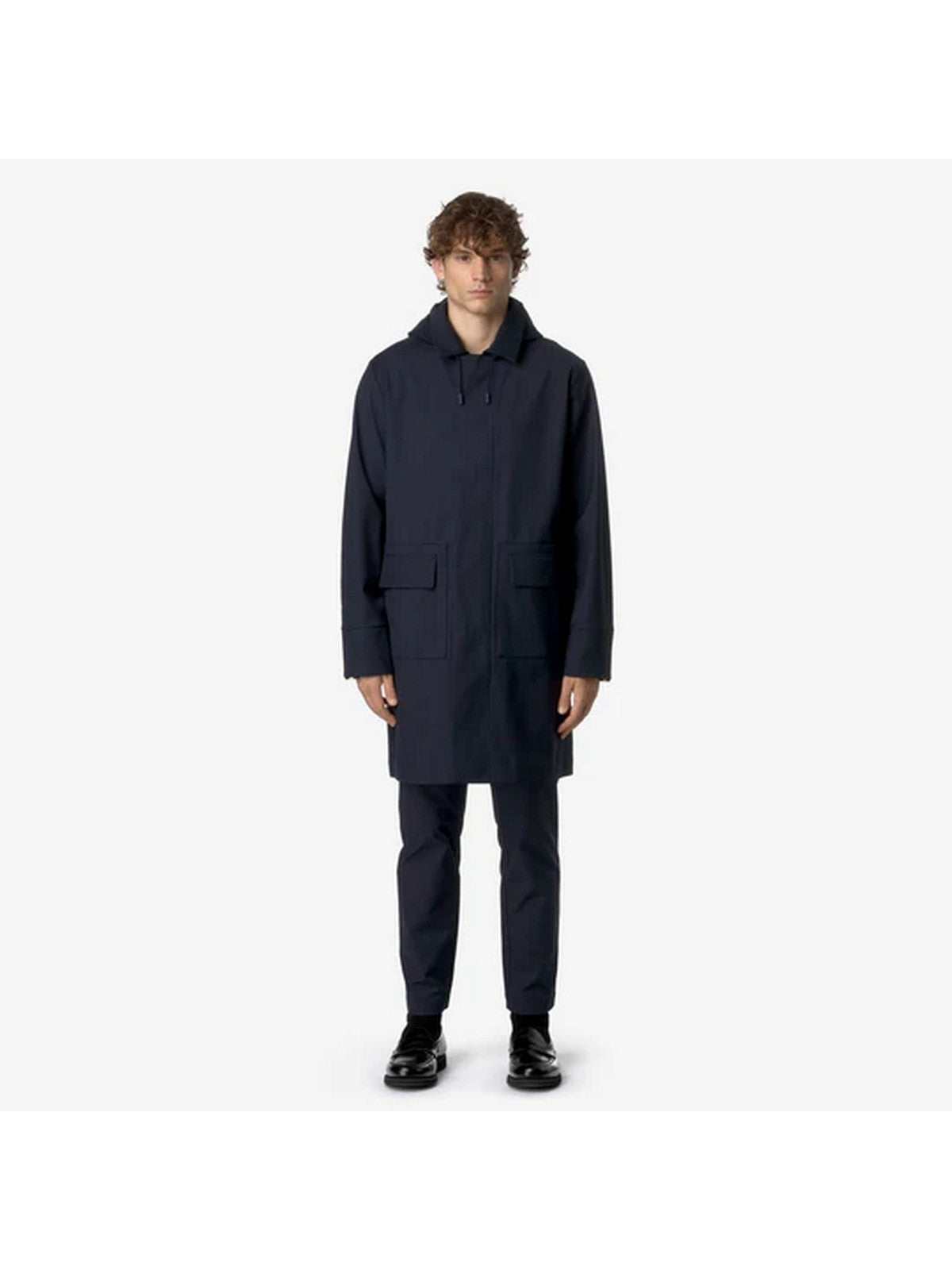 K-WAY Giubbino Uomo POIROL TECH WOOL BLEND K51368W AR0 Blu - Stilato