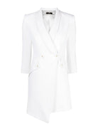 ELISABETTA FRANCHI Abito Donna AB56241E2 360 Avorio - Stilato